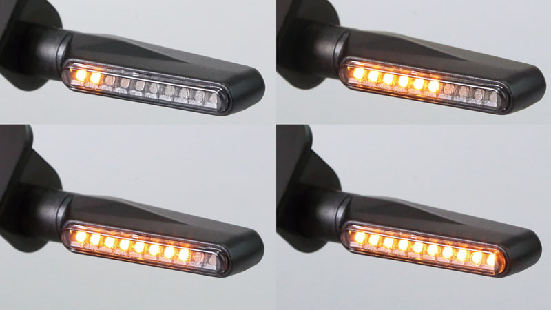 ウインカーランプ シーケンシャル TRX LED 12V1.4W 2個SET - キジマ